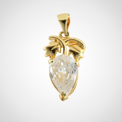 DIJE ENCHAPADO EN ORO FORMA DE PIÑA COD:3556  NUEVA IMAGEN