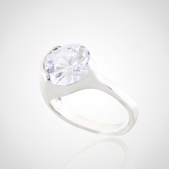 ANILLO SOLITARIO CON ZIRCON COD: JFA30