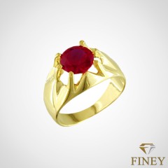ANILLO CON CRISTAL CIRCULAR COD: 103622