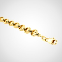 CADENA ELO PORTUGUESA ENCHAPE DE ORO COD:1850
